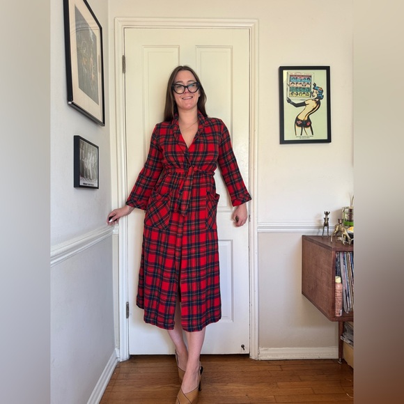 Pendleton Other - 70s Vintage Pendleton Red Wool Robe Sz M